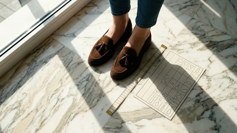Guide des tailles mocassin femme : trouvez la bonne pointure